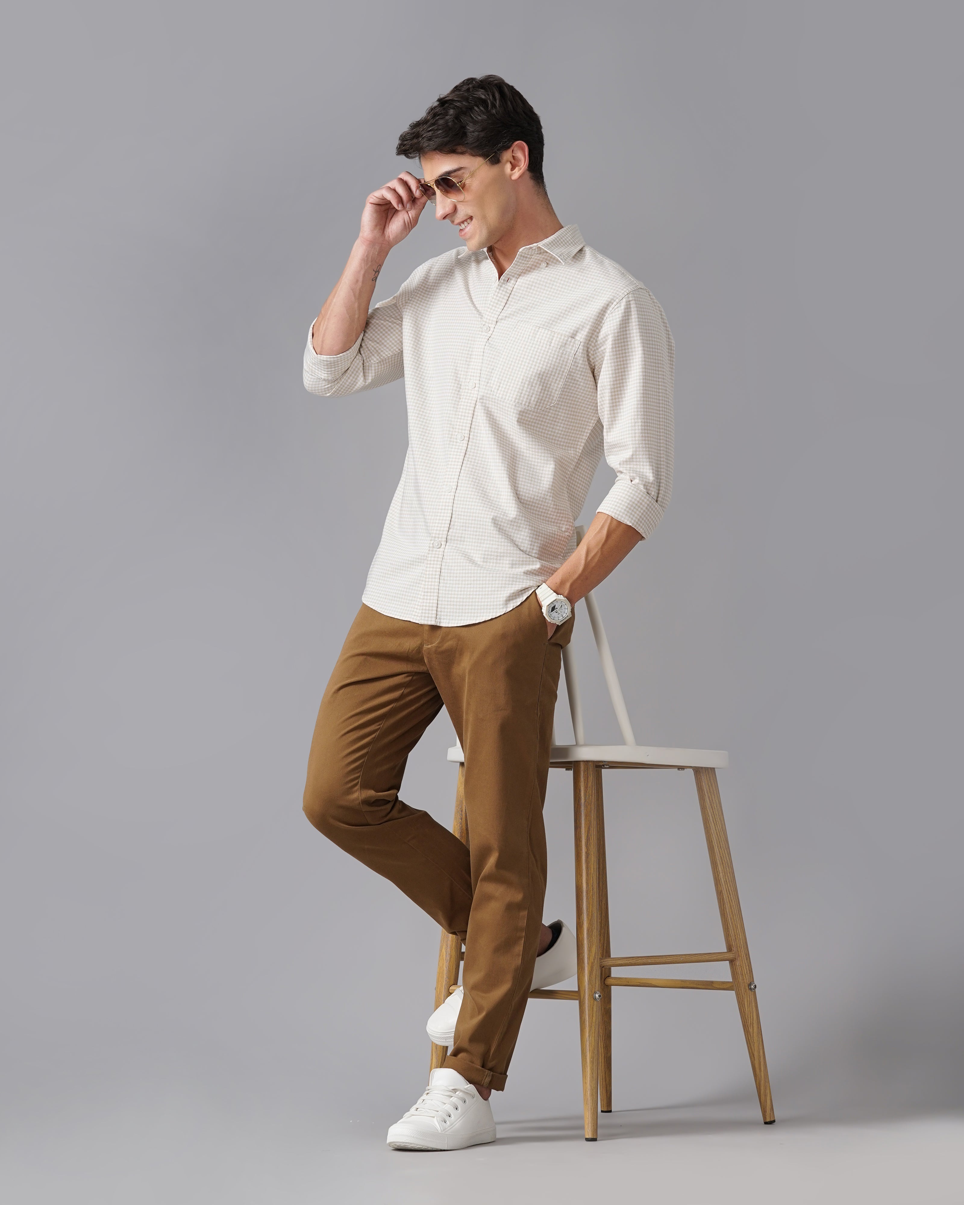 Men's Checks Shirt