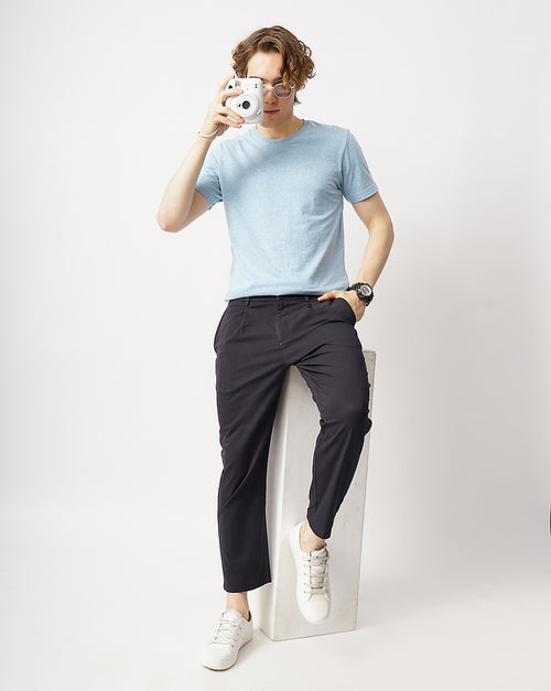 CROPPED LENGTH SINGE PLEATED TROUSER