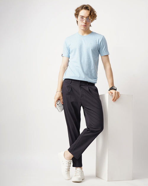 CROPPED LENGTH SINGE PLEATED TROUSER