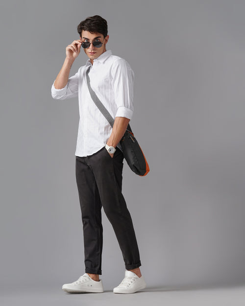 MEN'S SELF DESIGN SHIRT