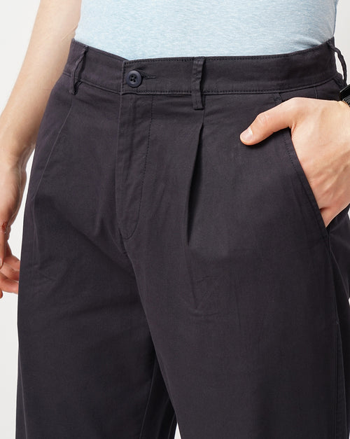 CROPPED LENGTH SINGE PLEATED TROUSER