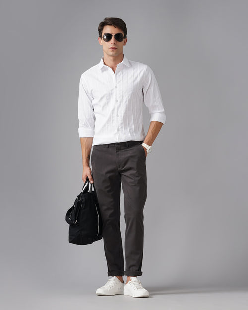 MEN'S SELF DESIGN SHIRT