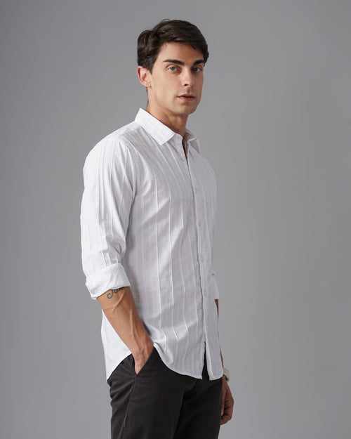 MEN'S SELF DESIGN SHIRT