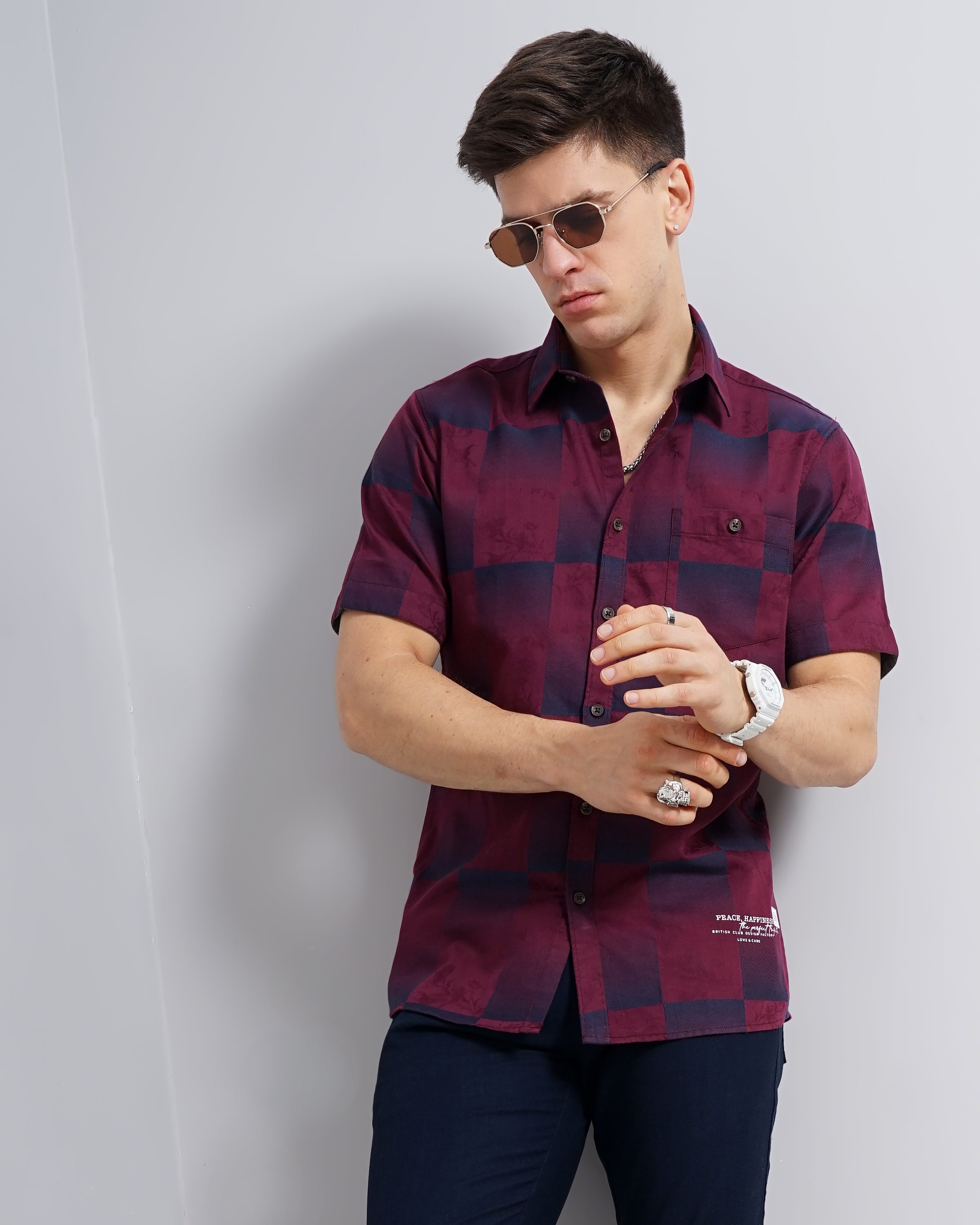 Men's Checks Shirt