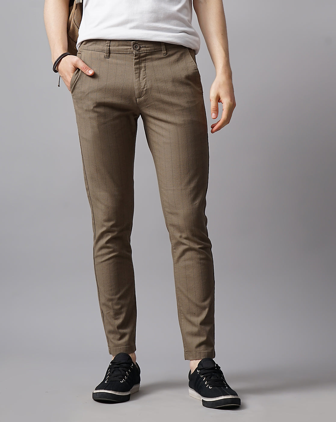 COTTON LINEN CHINOS