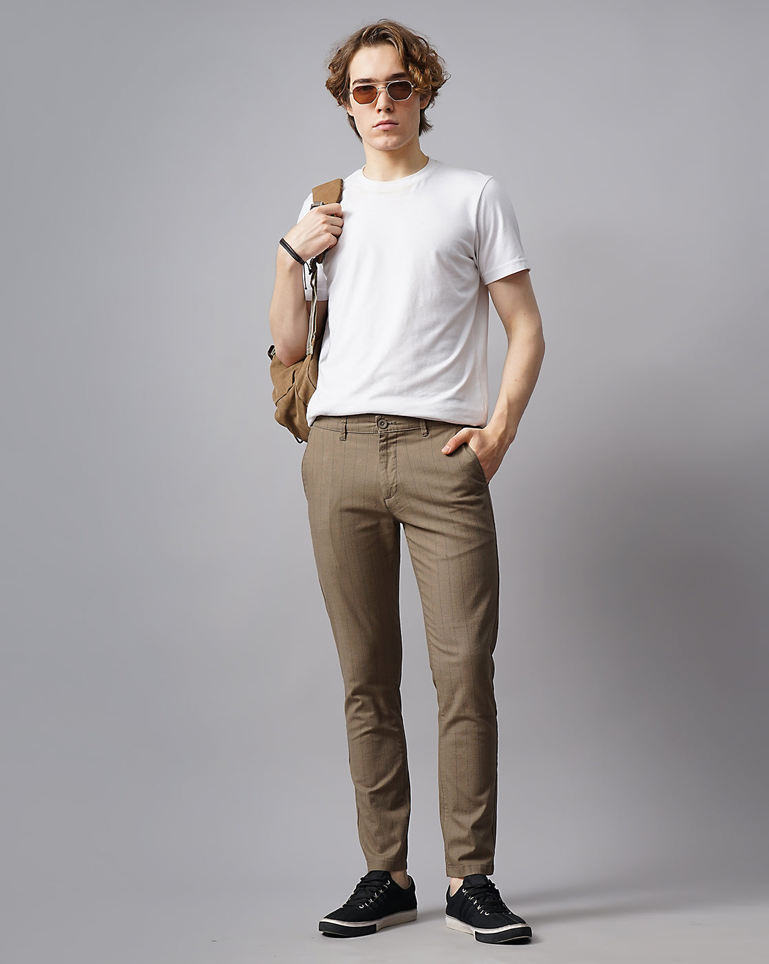 COTTON LINEN CHINOS