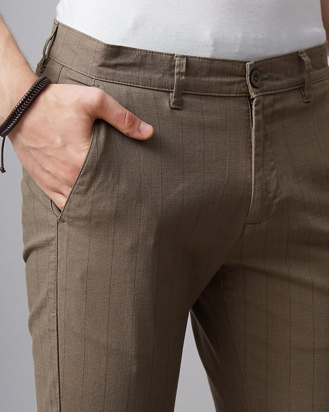 COTTON LINEN CHINOS