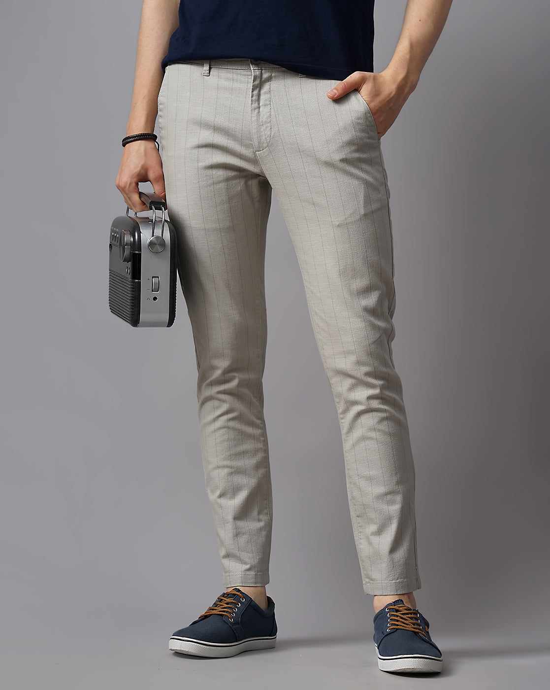 COTTON LINEN CHINOS