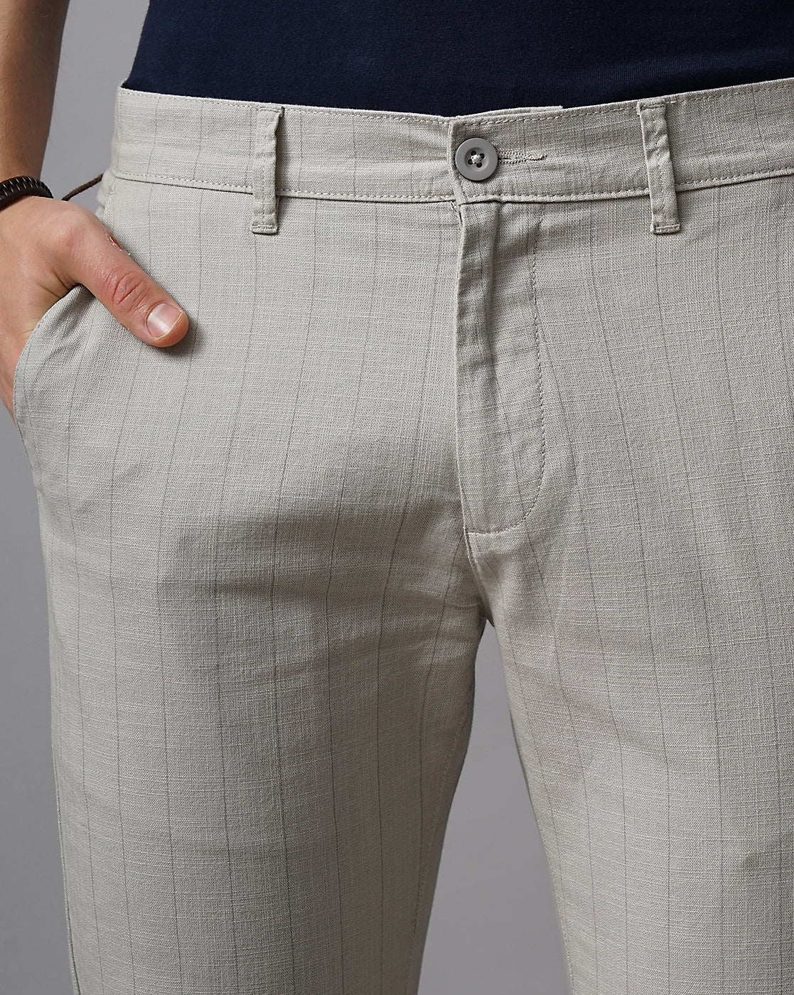 COTTON LINEN CHINOS