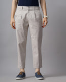 CROPPED LENGTH SINGE PLEATED TROUSER
