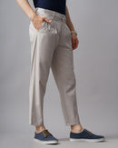 CROPPED LENGTH SINGE PLEATED TROUSER