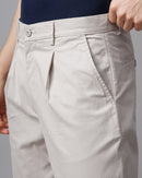 CROPPED LENGTH SINGE PLEATED TROUSER