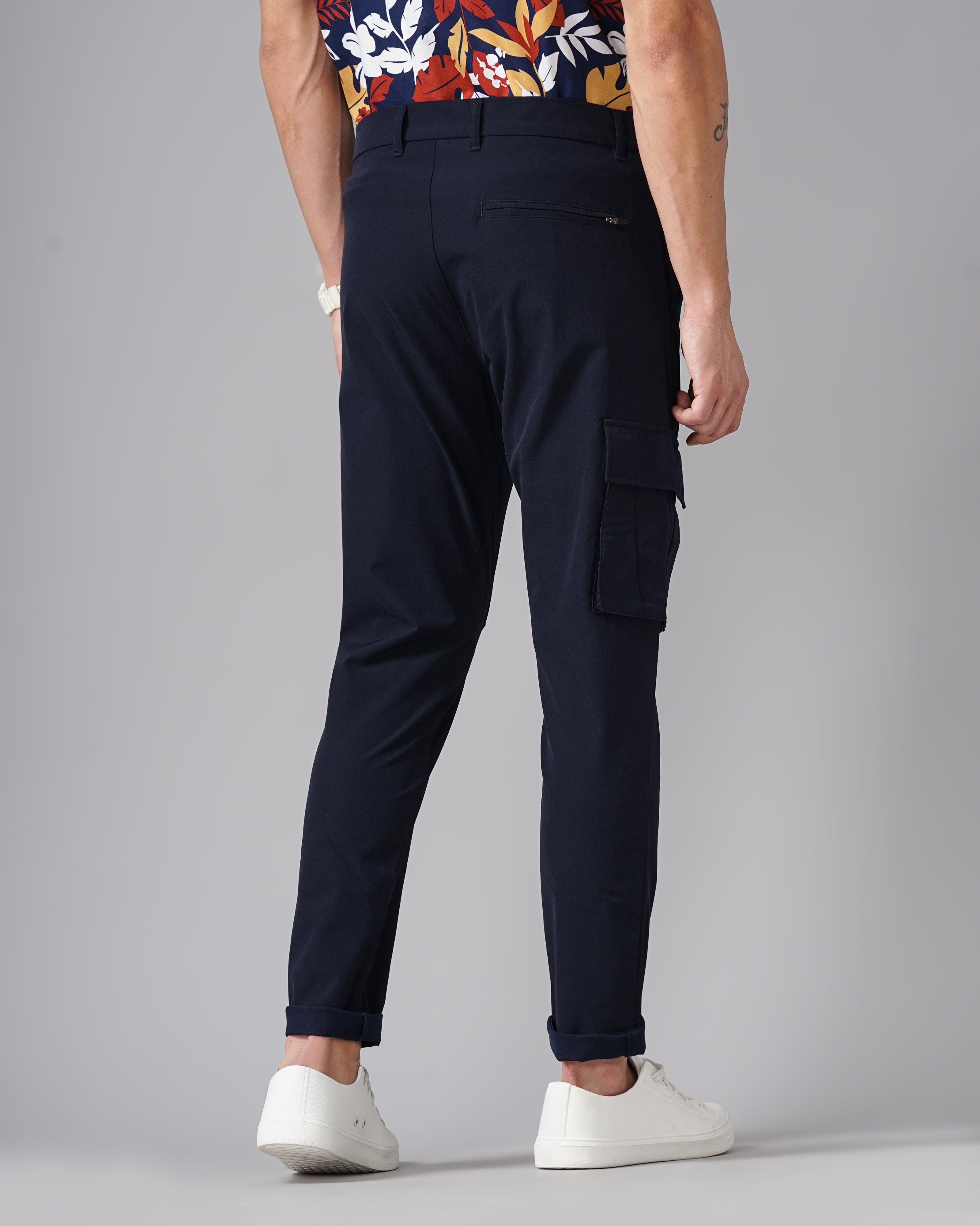 MEN'S CARGO STRETCHABLE CHINOS