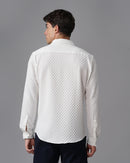 men's self design shirt