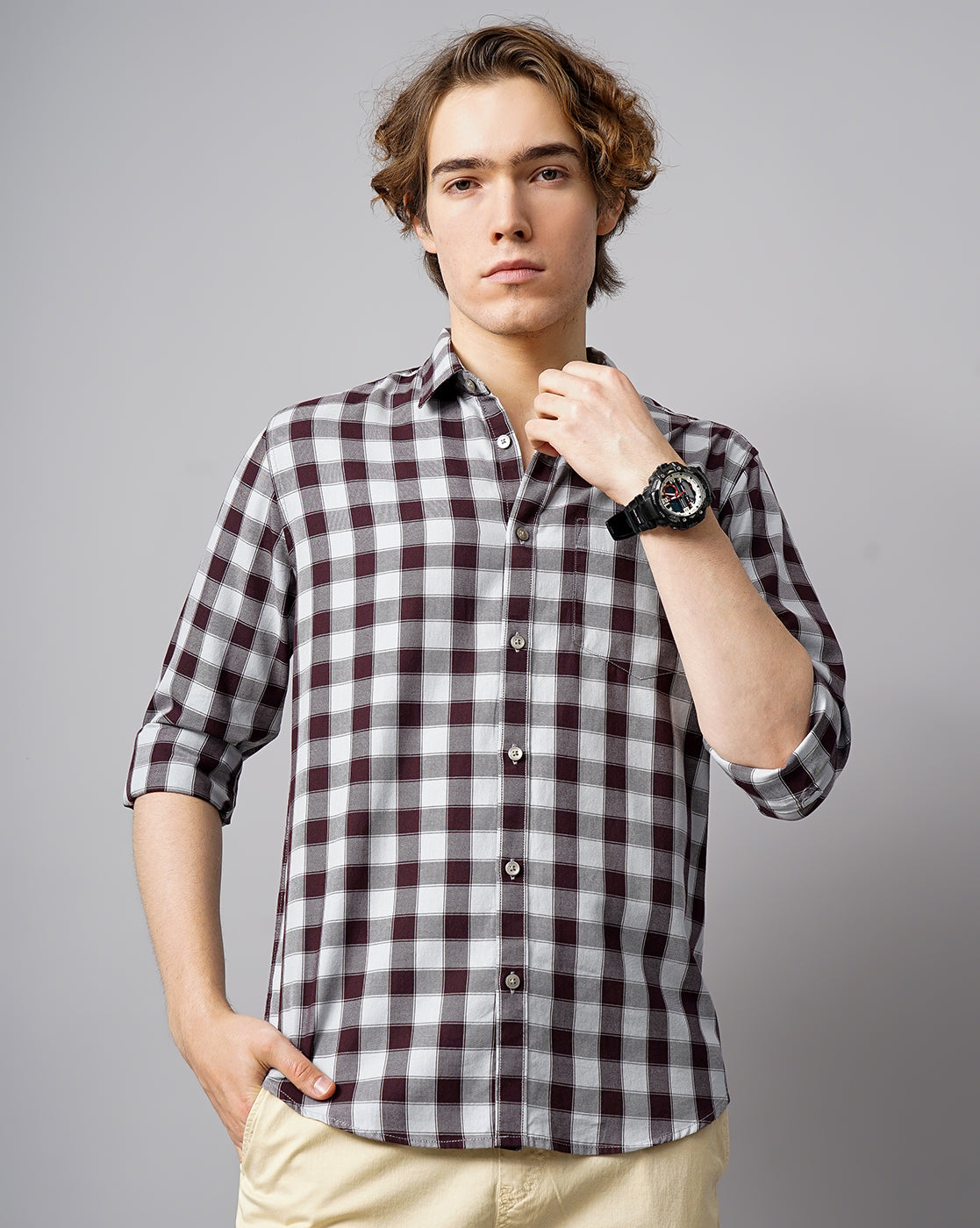 Men's Checks Shirt