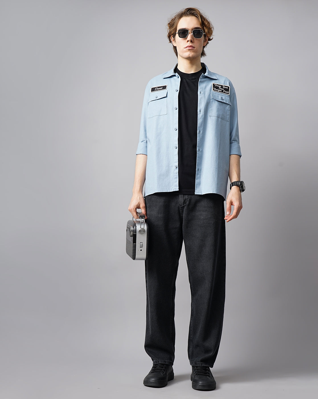 Men's Solid Casual Shirt
