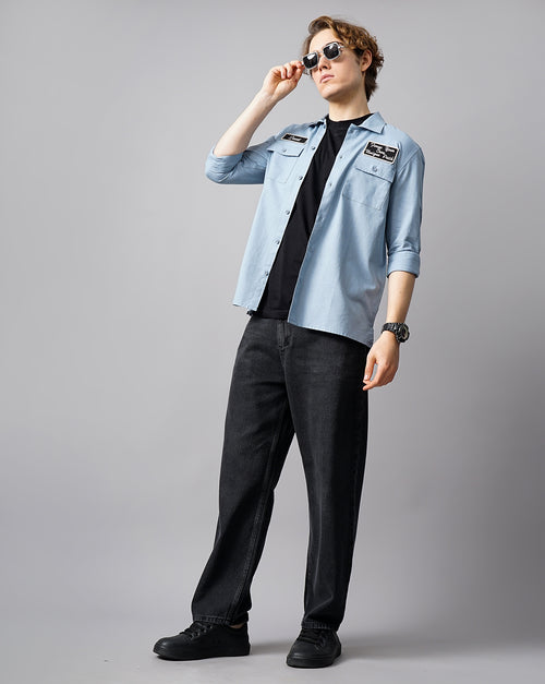 Men's Solid Casual Shirt