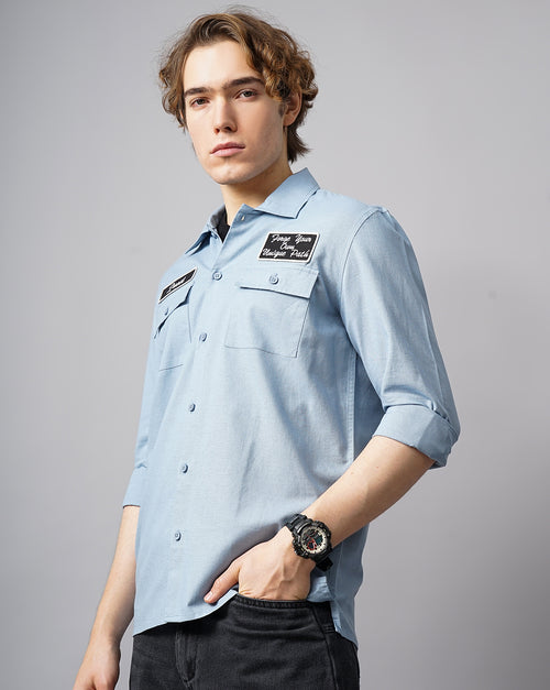 Men's Solid Casual Shirt