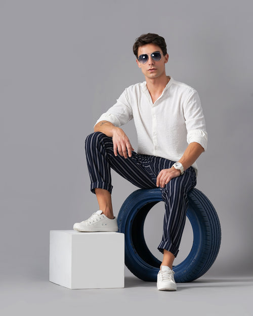 men's self design shirt