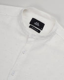 men's self design shirt