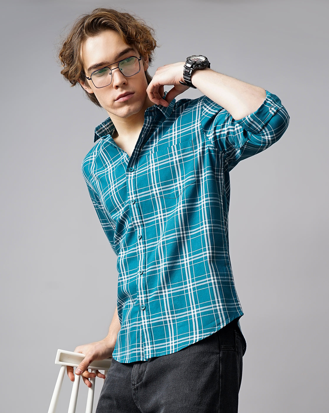 Men's Checks Shirt