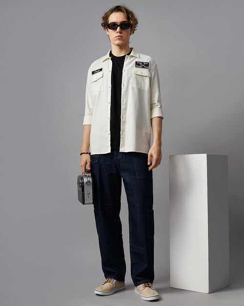 Men's Solid Casual Shirt