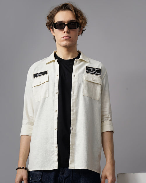 Men's Solid Casual Shirt