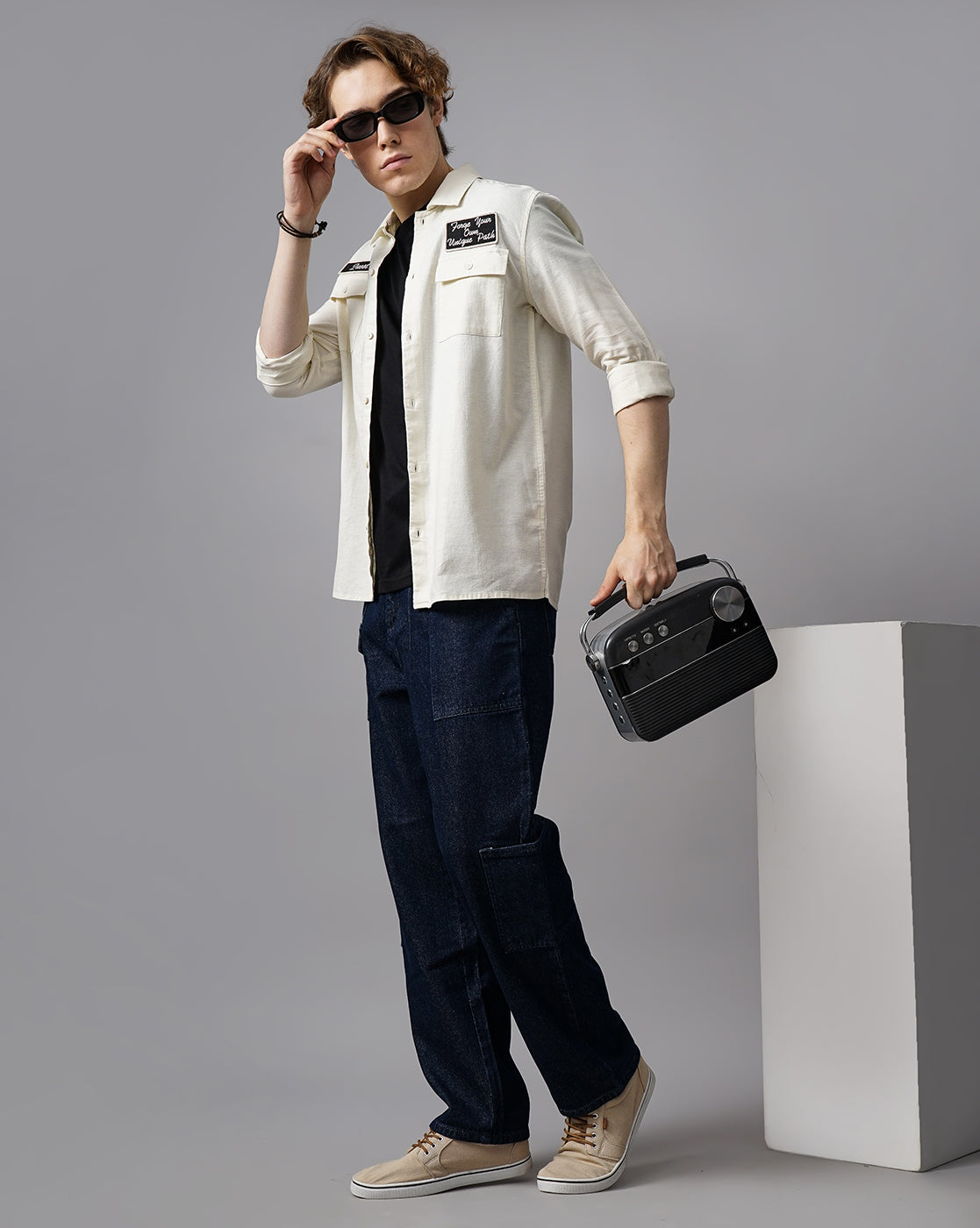 Men's Solid Casual Shirt