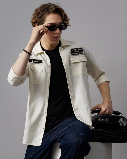 Men's Solid Casual Shirt