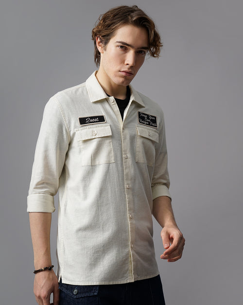 Men's Solid Casual Shirt
