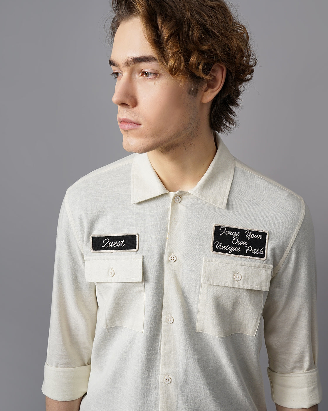 Men's Solid Casual Shirt