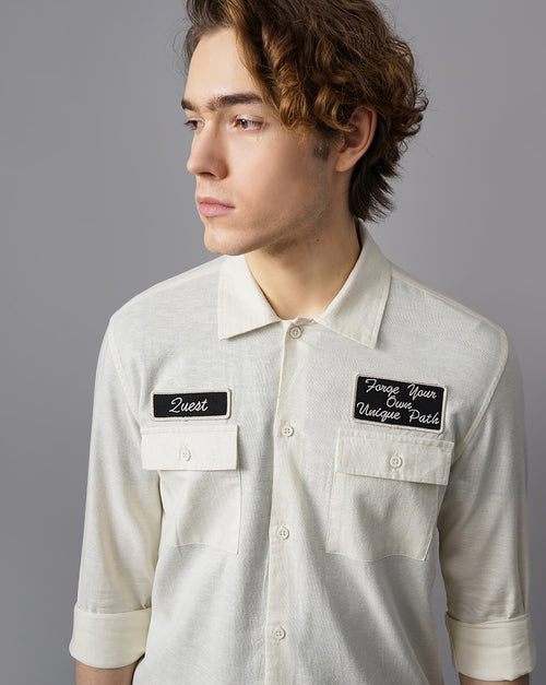 Men's Solid Casual Shirt
