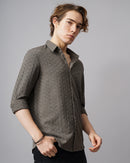 MEN'S SELF DESIGN SHIRT