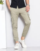 Solid Men's Cargo Joggers