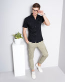 Solid Men's Cargo Joggers