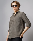 MEN'S SELF DESIGN SHIRT