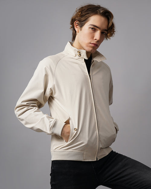 men's Solid Casual jacket