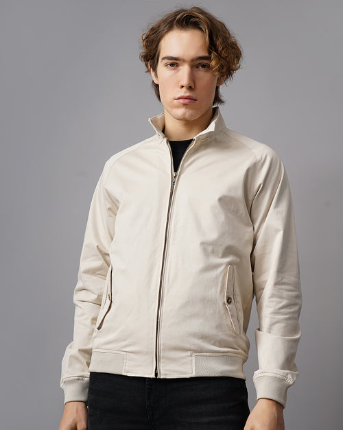 men's Solid Casual jacket