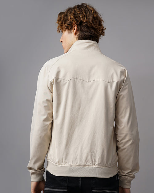 men's Solid Casual jacket