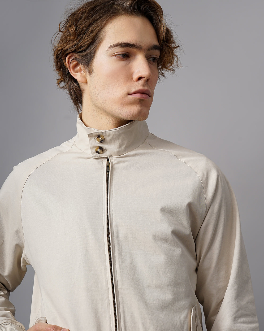 men's Solid Casual jacket