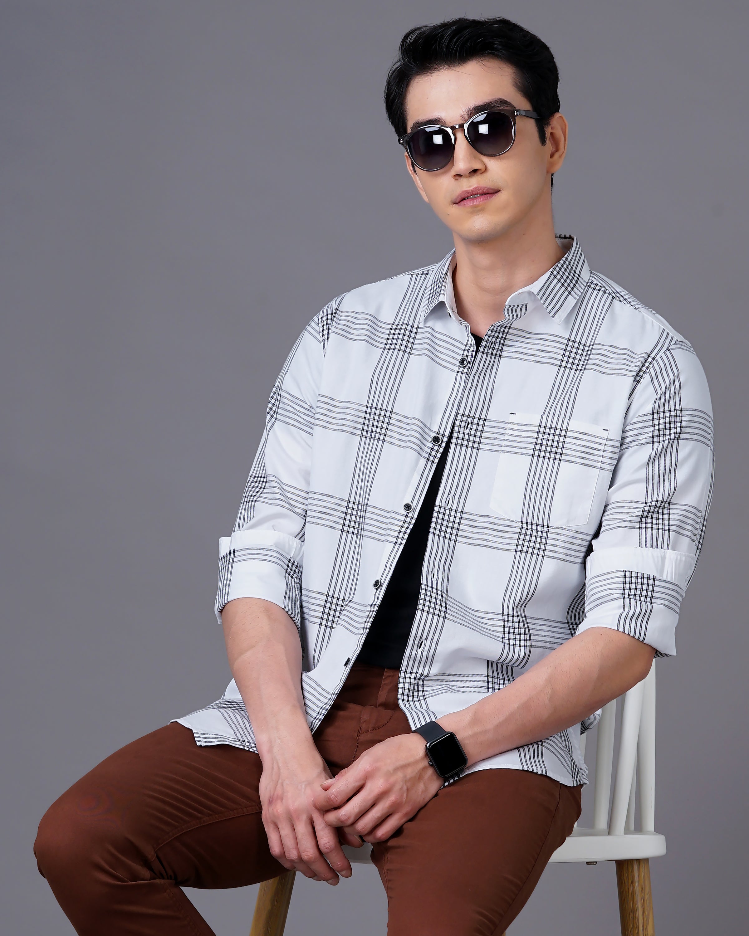 Men's Checks Shirt