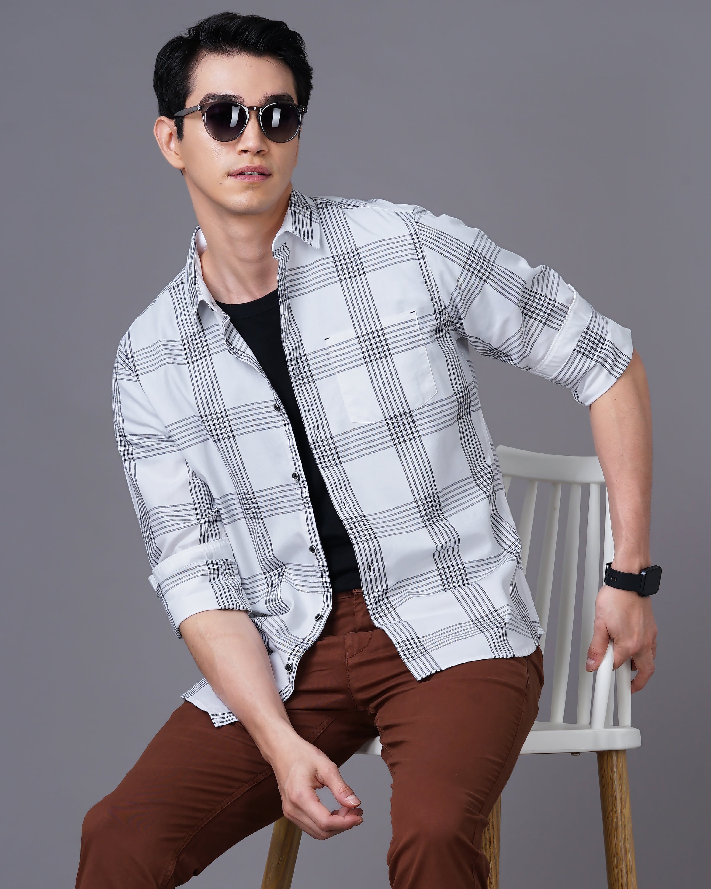 Men's Checks Shirt