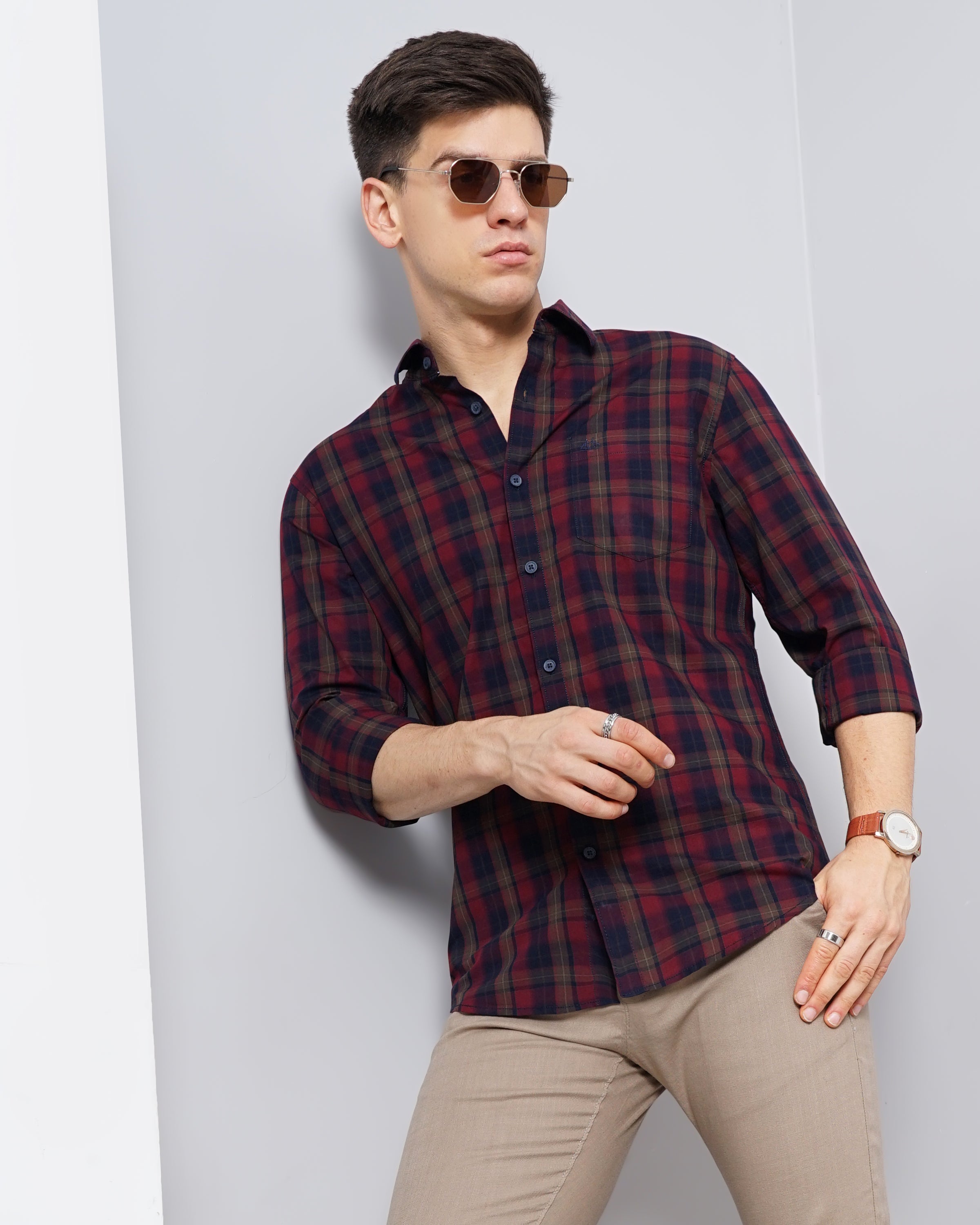 Men's Checks Shirt