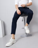 CHECKED SLIM FIT CHINOS