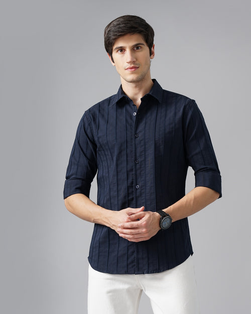 MEN'S SELF DESIGN SHIRT