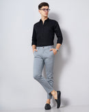 CHECKED SLIM FIT CHINOS