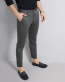 CHECKED SLIM FIT CHINOS