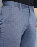 CHECKED SLIM FIT CHINOS