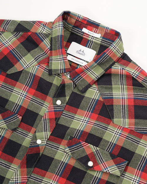 Men Checked Relax Fit Shirt