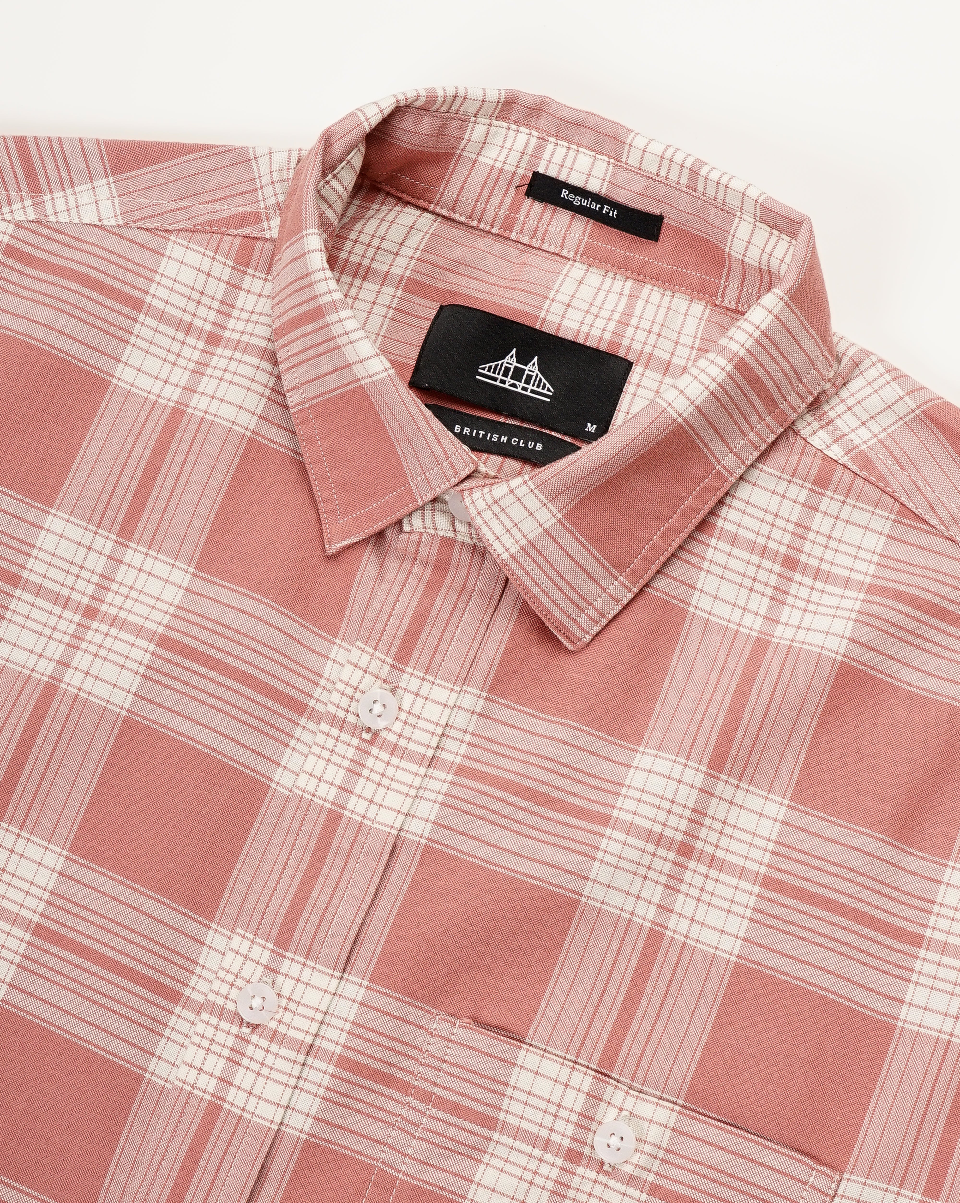 Men Standard Tartan Checks Opaque Checked Casual Shirt
